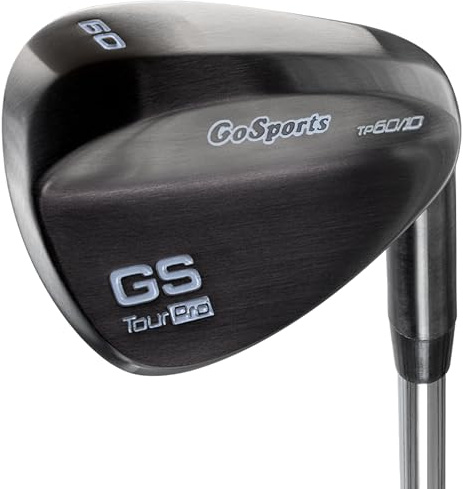GoSports GS Tour Pro 60° Golfschlägerkeil, Schwarz