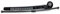 RIDEX Wischerarm Scheibenwischerarm 301W0108 hinten 405mm mit Wischblatt