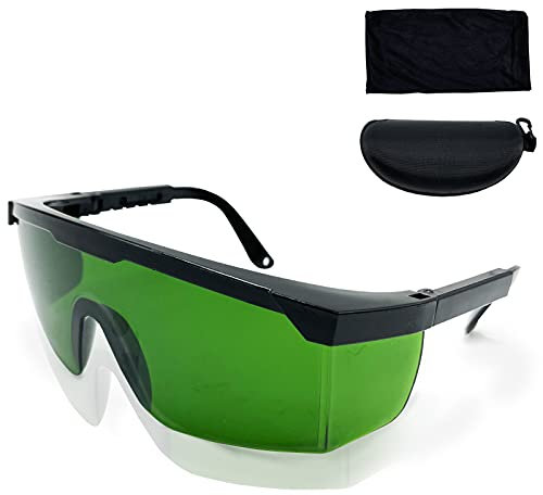 Depilacion Laser - Gafas Depilacion Luz Pulsada - Proteccion Laser HPL/IPL Gafas de protección láser 200nm-2000nm Gafas de seguridad láser + Gafas protectoras con estilo