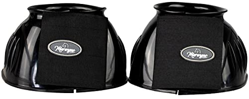 Marengos Hufglocken (2er Set) Gummi schwarz S