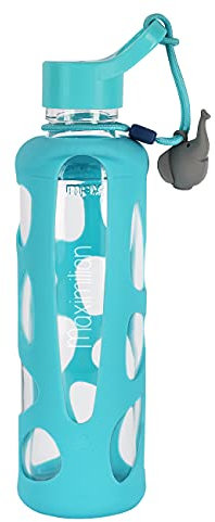 Striefchen® Kinder Trinkflasche in drei Farben und mit graviertem Wunschnamen Türkis