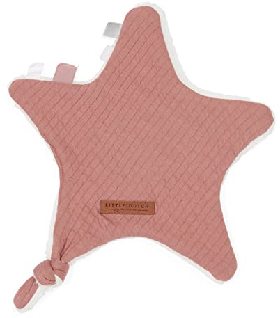 Little Dutch TE20530151 Schmusetuch/Kuscheltuch Stern - Pure pink Blush