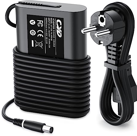 CYD 19.5V 3.34A 65W Notebook-Netzteil für Ladekabel-Dell-Laptop Latitude 5000 5250 5280 5288 5290 5300 5400 5450 5480 5488 5490 5495 5500 5550 5580 5590 5404 Rugged 5414 Rugged Power Supply Cord