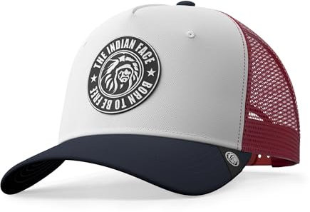 The Indian Face Unisex Born to Be Free Baseball Kappe, Blanc, One Size