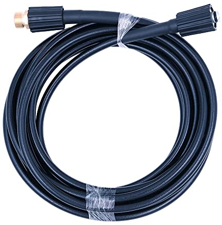 ZONADAH Tubo per idropulitrice ad alta pressione, 8 m, 5800 PSI, M22, 14 mm PIN di ricambio per la maggior parte delle marche