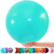 36 Zoll Riesen Helium Luftballons, 6 Stück Grosse Luftballon, 90CM Latex Riesige Luftballons Dekoration für Hochzeit Geburtstag Taufe Babyparty Kindergeburtstag Karnevals Deko (Blau)