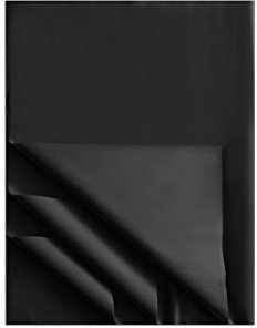 Carte Dozio - Schwarzes Seidenpapier - 50 Blatt pro Packung - F.to cm 76 x 100-21 g/m²