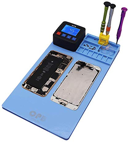 Machine De Séparation D'Écran LCD pour Smartphone, Outils De Réparation De Téléphone Portable Ensemble De Plaques Chauffantes, 38.5X23X6.5Cm Tapis De Réparation Électronique Poste De Travail D'Isola
