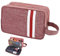 AiQInu Trousse de Toilette pour Hommes et Femmes, Grand Multifonction Imperméable Sac Cosmétique, Trousse de Toilette de Voyage/Sac Organisateur(Rose)