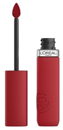 L'Oréal Paris - Flüssiger Lippenstift – intensive Farbe & mattes Finish – langer Halt – ohne Übertragung – mit Hyaluronsäure – unfehlbar Matte Resistance – Farbton: 425 Afterwork Drink(s)