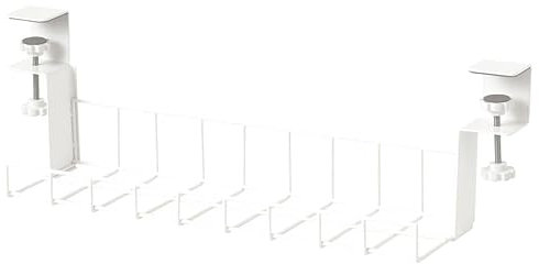 ARNBJÖRN Cable trunking horizontal, white, 51 cm, easy to keep the desk neat and tidy by using the cable trunking under the table top.