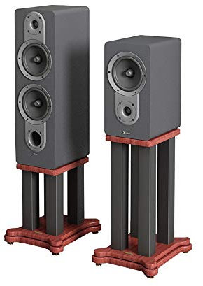 Speaker Stands,Bookshelf Speaker Floor Stand 2-Pack, Set of 2 Wooden Base Supports, for Surround Sound and Book Shelf Speakers