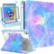 Uppuppy Schutzhülle für iPad Mini 7/6 – Schutzhülle für iPad Mini 6. / 7. Generation, niedliches Folio-Cover mit Stifthalter, Mädchen, Kawaii-Schwanz, hübscher drehbarer Ständer, für Apple Mini 6/A17