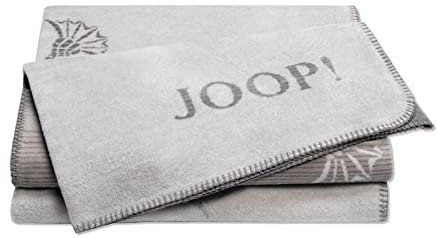 Joop! Wohndecke Faded Cornflower Stein, 150x200 cm
