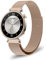 SeNool 18mm Armband für Huawei Watch GT 5 Pro 42mm / Huawei Watch GT 5 41mm, [Edelstahl Metall Einstellbar Ersatzarmband] Magnetversch Mesh Gewebte Uhrenarmbänder für Huawei Watch GT 4 41mm - Roségold