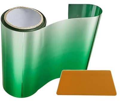Dickly Car Sun Visor Strip Tint Film, Windscreen Film, Windshield Shade Sticker, Windshield Solar Protection Film for Most Cars, Green