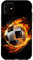 Hülle für iPhone 11 Fußball Flammen brennende Kinder Jungen Fußballspieler