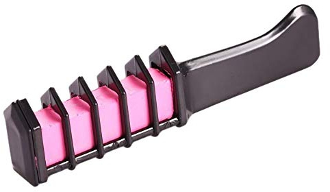 Janasiba 1 Pc Coloration temporaire jetable pour cheveux - peigne (rose)