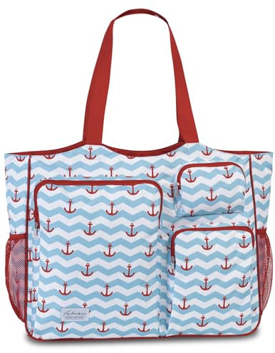 Noey & Lou Fabrizio Strandtasche Saunatasche Shopper Freizeittasche - XXL extragross (N3, M2)