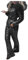 Schneeanzug Damen Wasserdicht Skianzug Damen Einteiler Glitzer Kapuzenjacke Winddichter Winter-Overall Große Größen Slim Fit Jumpsuit Verdickte Isolierte Softshell-Mantel Skianzüge Steppjacke