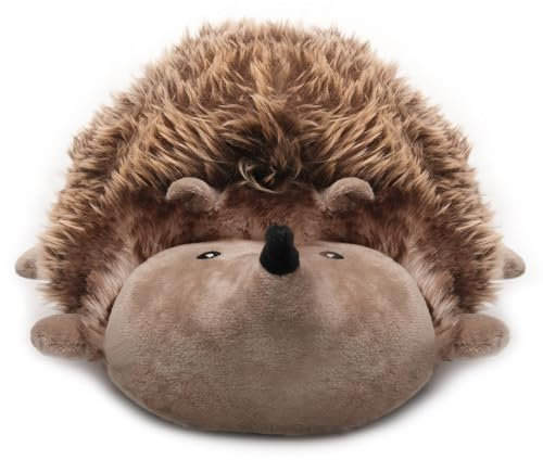 A2Z Hot Water Bottles 3D Animal Hedgehog Soft Plush Fleece Cover 750ML Durable Leak Proof Rubber Bottle Pain Relief Cosy Nights Neck Back Shoulder Warmer Sofa Bedtime Heat Theraphy