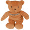 Microwave Snuggle Bear - Soft Plush Cotton Finish & Buckwheat Filled Teddy Bears, Microwavable for Warm Heated Effect or Freezable for Cold Compress – 20 x 25.5 x 12cm, Beige