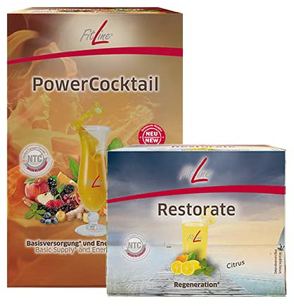 Fitline Optimal Set (Barattolo, Tour: Power Cocktail + Restorate Scatola)