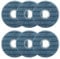 VIEWALL 6 Pack Mop Pads for Eufy Omni C20 Vacuum Cleaner, Microfibre Soft Washable and Reusable Replacement Wipes Mop