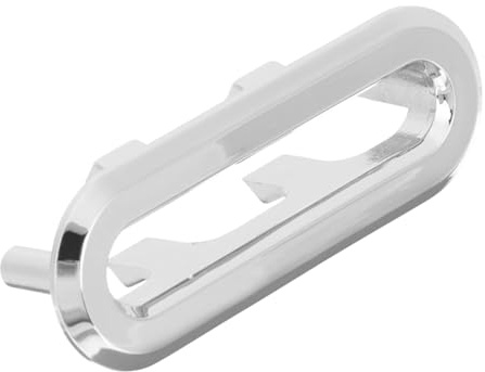 Nicear 3 pezzi Anello di troppo pieno per lavandino Anello di troppo pieno per lavandino del bagno Anello decorativo ovale