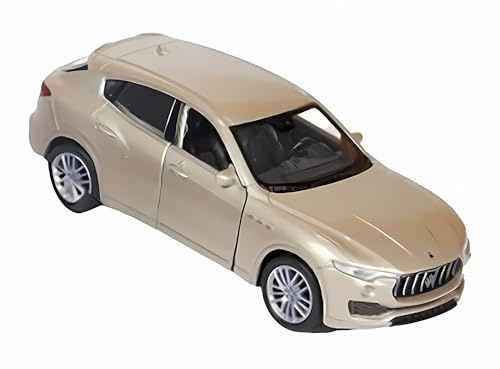 Toi-Toys Maserati Levante Modellauto aus Metall mit Rückzug Modell Auto Spielzeugauto 4-Varianten 67 (Champagner-Metallic)