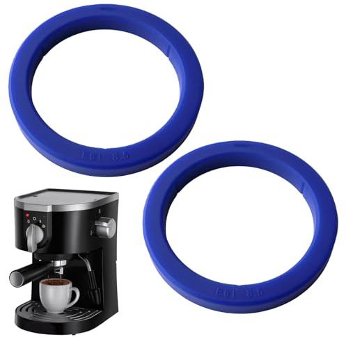 ARWIG 2 Pcs Heat Resistant Silicone Gasket for Coffee Machines,Espresso Machine Brewing Group Head Seal Replacement Silicone Rubber Gasket Compatible with Gaggia E61 Coffee Maker
