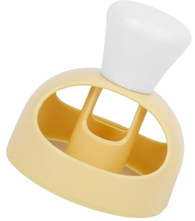 ZAWELIYO Donut-Maker-Form, Einfaches DIY-Backwerkzeug für Fondant, | Zuckerpaste, Marzipan-Teig für Familie und, Umweltfreundlicher Kunststoff, Gelb, 8,1 X 8,1 Cm, für Schulen, Familien