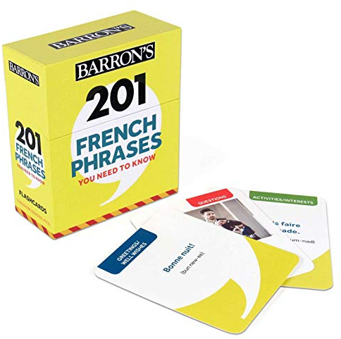 201 French Phrases You Need to Know Flashcards (Barron's Foreign Language Guides)