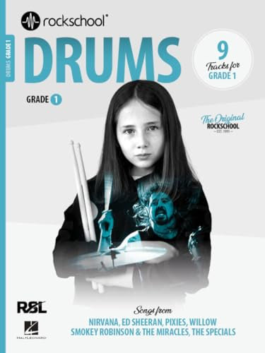 Rockschool Drums Grade 1 (2024). Enthält Online-Audio
