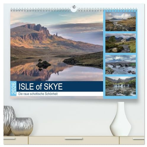 Isle of Skye, die raue schottische Schönheit (hochwertiger Premium Wandkalender 2026 DIN A2 quer), Kunstdruck in Hochglanz: Eine fotografische ... wie aus einem Tolkien Roman. (CALVENDO Orte)