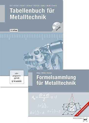 Paketangebot Tabellenbuch für Metalltechnik und Formelsammlung für Metalltechnik