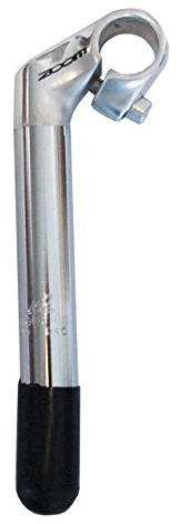 Zoom HA-C40-5 1-1/8 Manubrio Stelo, 25,4 x 40mm Argento Road Trekking Bicicletta