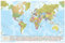 MARCO POLO Weltkarte - Staaten der Erde mit Flaggen 1:35 000 000, plano in Hülse: (politisch) - Format 120 x 80 cm (MAIRDUMONT Panoramen)