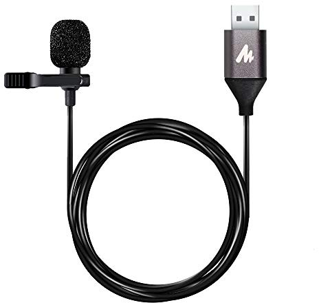 MAONO UL10 USB Lavalier Microphone, 192kHz/24bit for Interview and Vlogging