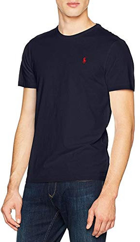 POLO RALPH LAUREN - Maglietta da Uomo, Colore: Blu (Ink A4000), Taglia Piccola, Blu (Ink A4000), S