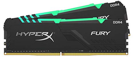 HyperX Fury HX434C16FB3AK2/16 Mémoire RAM DIMM DDR4 16GB (Kit 2x8GB) 3466MHz CL16 1Rx8 RGB