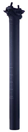 Sixpack Menace Fahrrad Sattelstütze 350mm x 27.2mm / 31.6mm Stealth schwarz