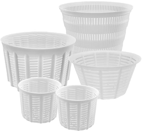 Set di 10 Fuscelle e Forme per Ricotta e Formaggi, Stampi per Ricotta