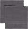 REDBEST Seiftuch 2er-Pack Chicago anthrazit Größe 30x30 cm - saugstark, strapazierfähig, ideal für Reisen, Sport (weitere Farben)
