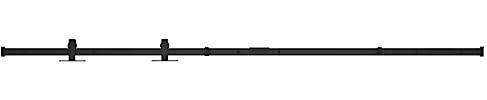 vidaXL Mini Sliding Cabinet Door Kit Carbon Steel 122 cm