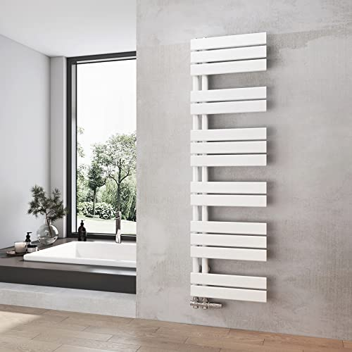 Heilmetz Badheizkörper Weiß Handtuchtrockner Heizung 400 x 1385 mm Bad Heizkörper Handtuchheizkörper Handtuchwärmer