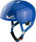 ALPINA Hackney - Leichter, Bruchfester & Optimal Klimatisierter Fahrradhelm für Kinder, Mit Nachrüstbarem LED für Gute Sichtbarkeit, Blue Gloss, M (51-56 cm)