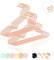ROW&LINE® – Kinder Kleiderbügel (30 cm) – 20 Stück (Pastell orange) – platzsparende Babykleiderbügel – belastbar mit Schwerer Kleidung – Kinderbügel für Ordnung & einheitliche Optik im Kleiderschrank