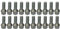 20 x Radschrauben Radbolzen M12x1,5x22mm Kegelbund Kegel SW17 60°