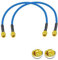 Vecys 2PCS SMA Stecker auf RF Koaxialkabel - 12 /30CM RG402 Pigtail Kabel - 50 Ohm Low Loss Verlängerungskabel